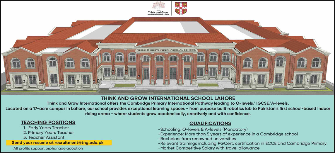 Think and Grow School Jobs